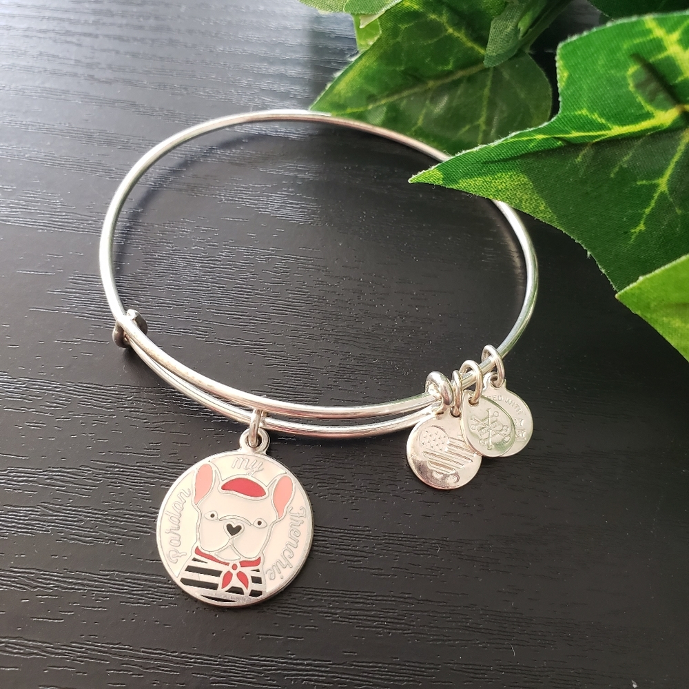 Alex and Ani Pardon My Frenchie bracelet